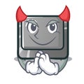 Devil alt character button attached the keyboard