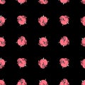 DEVIL BABY HEAD SEAMLESS PATTERN COLOR