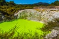 Devil Bath Pool at Wai-O-Tapu or Sacred Waters Royalty Free Stock Photo