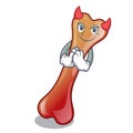Devil bone jelly candy mascot cartoon