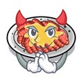 Devil carpaccio isolated with in the mascot