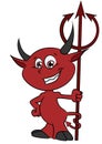 Devil cartoon Royalty Free Stock Photo