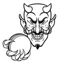 Devil Cricket Sports Mascot