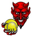 Devil Tennis Sports Mascot