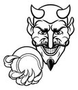 Devil Tennis Sports Mascot