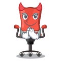 Devil cartoon desk chair in modern living room