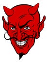 Devil Cartoon Face