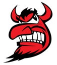 Devil Cartoon Face Vector Illustration Royalty Free Stock Photo