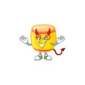 Devil chinese gold drum Cartoon character design