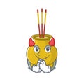 Devil chinese incense Cartoon in character design