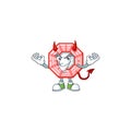 Devil chinese square feng sui Cartoon character design