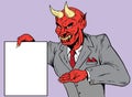 Devil with contract