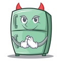 Devil cute refrigerator character cartoon