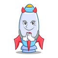 Devil cute rocket character cartoon