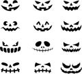 Devil face icons vector illustration Royalty Free Stock Photo