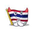 Devil flag thailand cartoon is stored character closet