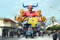 Devil float at Viareggio Carnival Royalty Free Stock Photo
