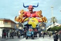 Devil float at Viareggio Carnival