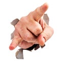 Devil hand Royalty Free Stock Photo