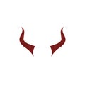 Devil horn Vector icon