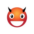 Devil horn Vector icon Royalty Free Stock Photo