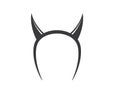 devil horns logo icon vector illustration design Royalty Free Stock Photo