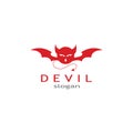 devil logo template