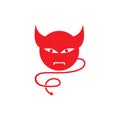 devil logo template