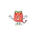 Devil love gift red Cartoon character design