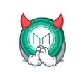 Devil Maker coin mascot cartoon