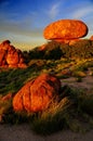 Devil marbles Australia Royalty Free Stock Photo