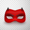 Devil mask, scary mysterious monster costume decoration