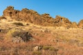 DevilÃ¢â¬â¢s Backbone Formation in Northern Colorado Royalty Free Stock Photo