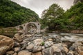 Devil's Bridge - an ancient stone bridge in Bulgaria, Europe Royalty Free Stock Photo