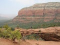 Devil's Bridge in Sedona Arizona with an unrecognizable person