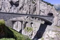 Devil's bridge at St. Gotthard pass