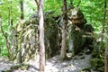 Devil`s Finger butte rock in Shapsugskaya zone