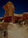 Devil`s Garden Sandstone Formations near Escalante, Utah Royalty Free Stock Photo