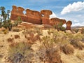 Devil`s Garden Sandstone Formations Royalty Free Stock Photo