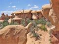 Devil`s Garden Sandstone Formations Royalty Free Stock Photo