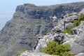 Devil`s Peak from Table Mountain, Cape Town Royalty Free Stock Photo