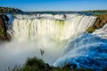 Devil's Throat at Iguazu Falls, on the Border of Brazil and Argentina