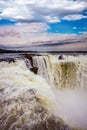 The Devil's throat in waterfalls Iguazu