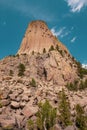 Devil`s Tower, Wyoming Royalty Free Stock Photo