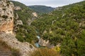 Devil\'s Window. Natural viewpoint on the bank of the river Jucar. Villalba de la Sierra, Cuenca, Spain