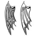 Devil's wings set