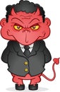 Devil in a Suit Royalty Free Stock Photo