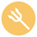 Devil trident Isolated Vector icon which can easily modify or edit Royalty Free Stock Photo