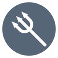 Devil trident Isolated Vector icon which can easily modify or edit Royalty Free Stock Photo