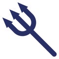 Devil trident Isolated Vector icon which can easily modify or edit Royalty Free Stock Photo